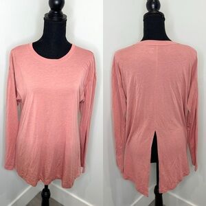 Jockey Long Sleeve Ombré Open Back Top (L)